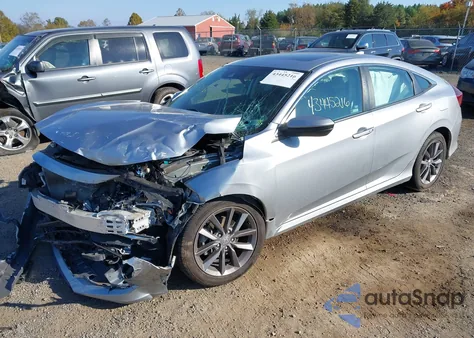 2020 Honda Civic Ex-L из США, поврежденный, VIN 19XFC1F7XLE006654